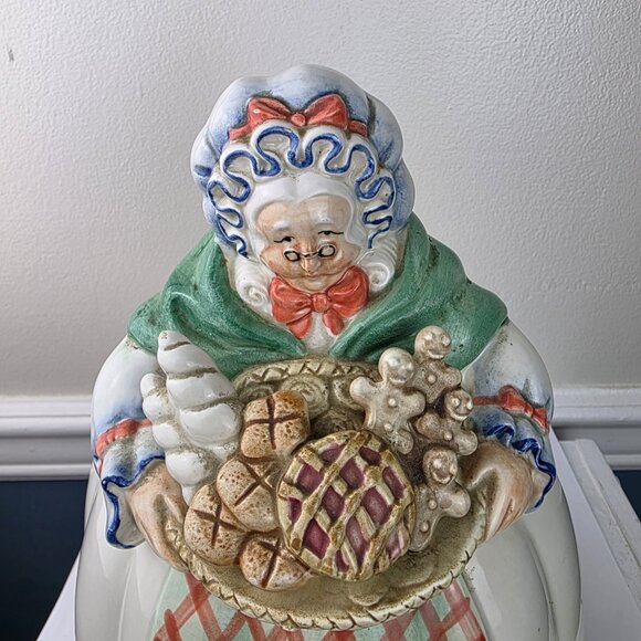 Fitz & Floyd Granny Baker Vintage Cookie Jar 11" - Picture 6 of 9